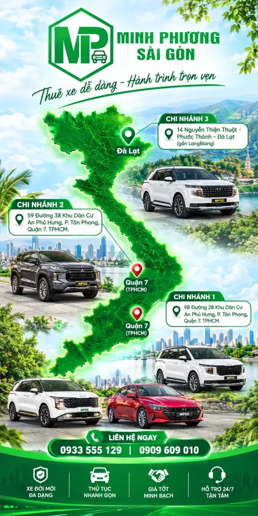 hệ thống chi nhánh công ty MPSG