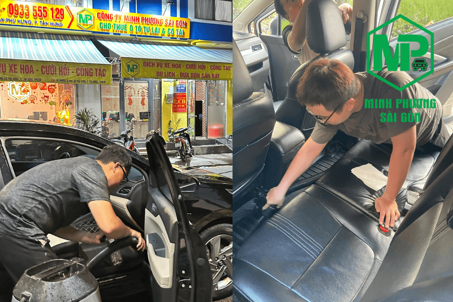 don rua noi that xe truoc khi giao khach tai MPSG