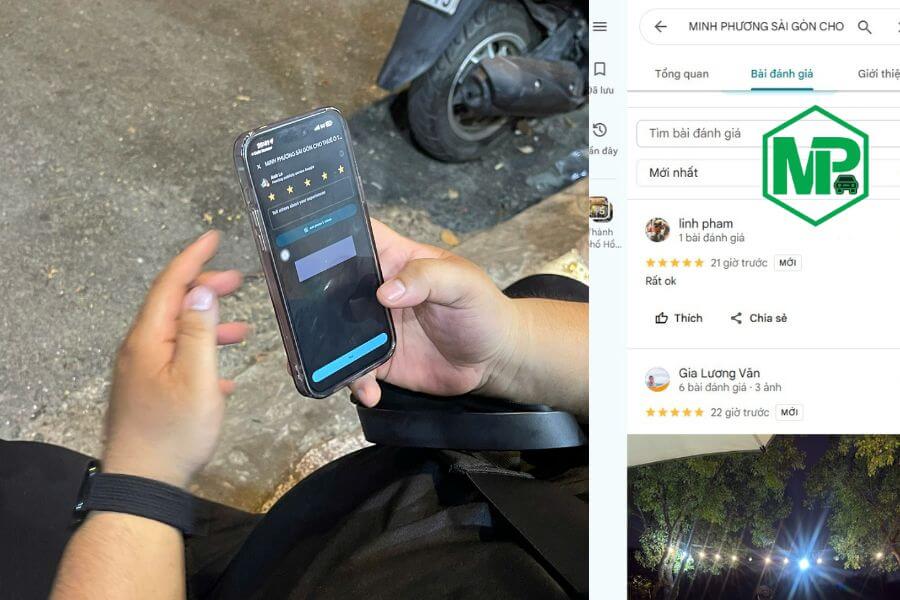 Feedback khách hàng sử dụng dịch vụ thuê xe MPSG