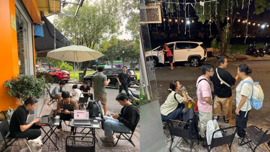 Khách hàng thuê xe tại MPSG cuối tuần