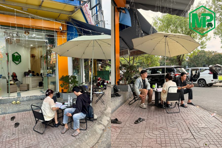 Khách hàng thuê xe tại MPSG cuối tuần