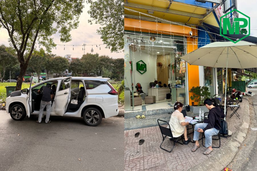 Khách hàng thuê xe tại MPSG cuối tuần