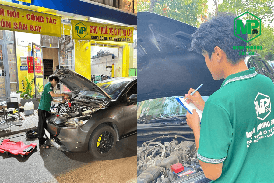 Kiểm tra xe trước khi giao tại MPSG