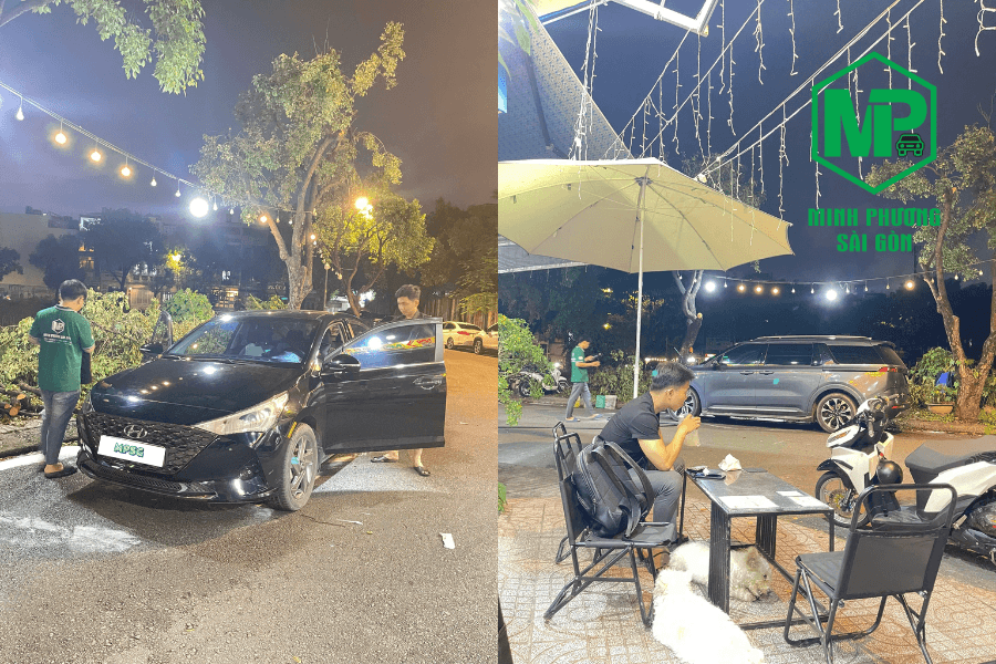 Khách hàng thuê xe cuối tuần tại MPSG