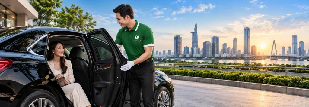 background CTA cho thuê xe có tài xế tại mpsg