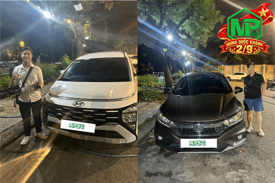 Khách thuê xe dịp lễ 2/9 tại MPSG.
