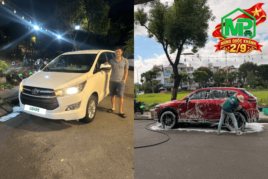 Khách thuê xe tự lái dịp lễ 2/9 tại MPSG.