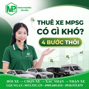 quy trình thuê xe tại MPSG